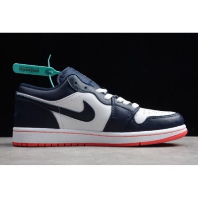 Nike Erkek Air Jordan 1 Low Obsidian Basketbol Ayakkabısı Türkiye - 828H6ETF